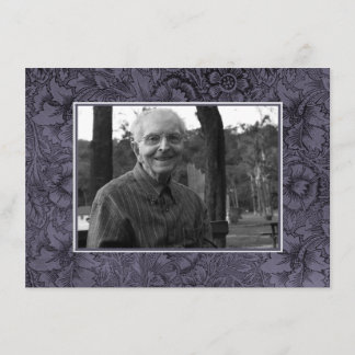 In Loving Memory Memoriam Death Notice Photo Invitation