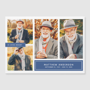 In Loving Memory Modern Color Four Photos