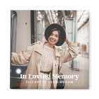 In Loving Memory Modern Custom Photo Memorial