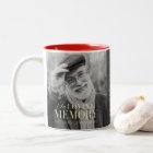 In Loving Memory Modern Elegant Photo Memorial
