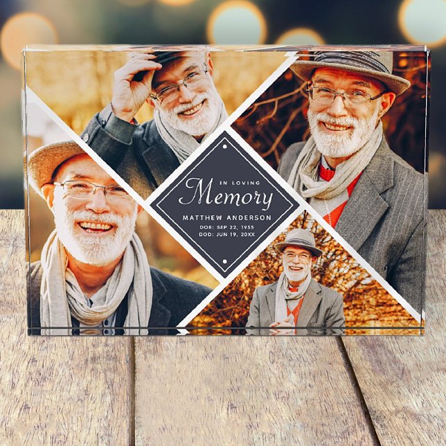 In Loving Memory Modern Multi Photo Template Block (Creator Uploaded)