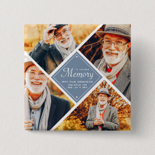 In Loving Memory Modern Multi Photo Template Button
