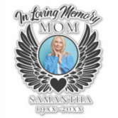  in Memory Personalized Decal. Loss of Loved One Car Sticker  Watercolor Memorial. in Memory of Custom Portraits. Memory Sticker. Custom  Photo Memorial. Custom (Name - Date) Custom Memory Stickers, M