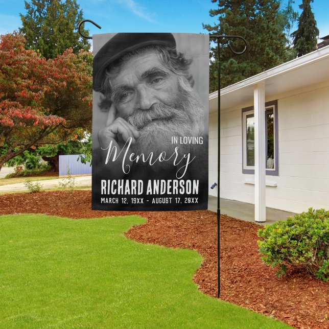 In Loving Memory Name Date Remembrance Garden Flag (Creator Uploaded)