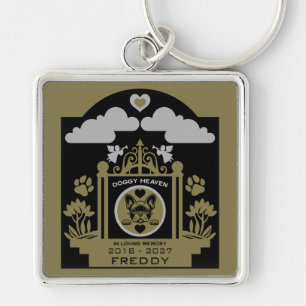 In loving Memory Of A French Bulldog Keychain