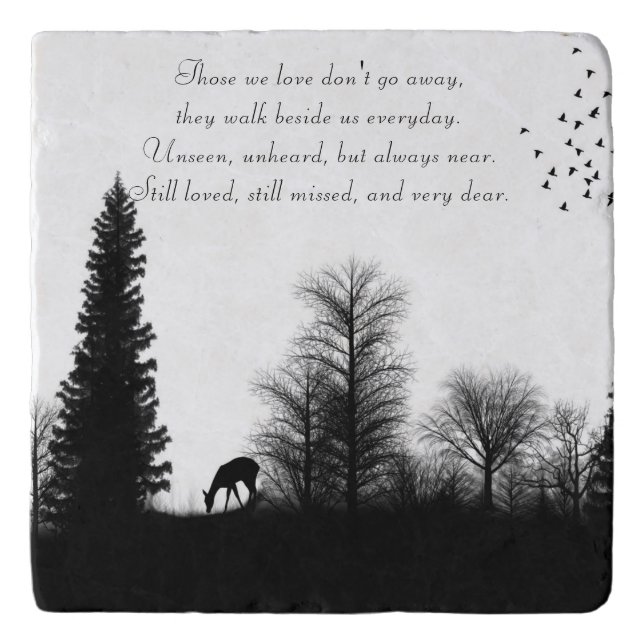 In Loving Memory of a Loved One Trivet (Front)