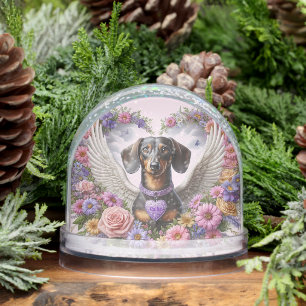 In Loving Memory of Dachshund Snow Globe