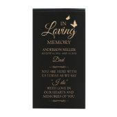 In Loving Memory Of Dad Engraved Keepsake Urn (Front)
