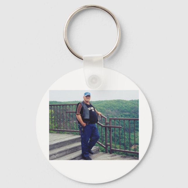 In Loving Memory Of Dad Keychain (Front)