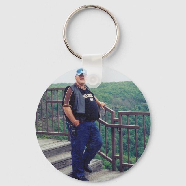 In Loving Memory Of Dad Keychain (Front)