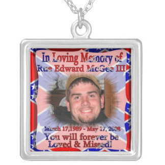 In Loving Memory of Edward McGee Rebel Necklace