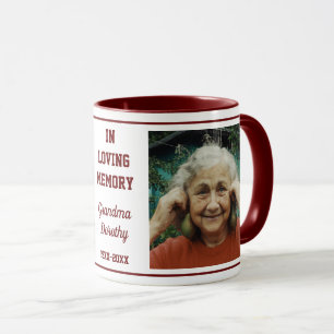 In Loving Memory Of Grandma 2 Photo Remembrance Mug