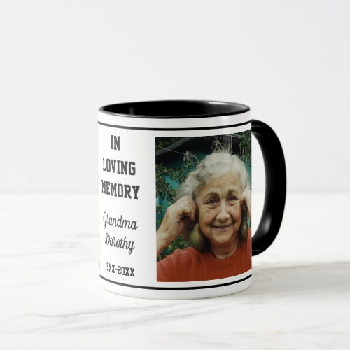 In Loving Memory Of Grandma Remembrance 2 Photo   Mug