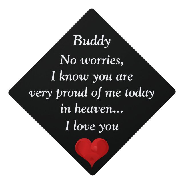 In Loving Memory of Lost Buddy Friendship Love Cap (Front)