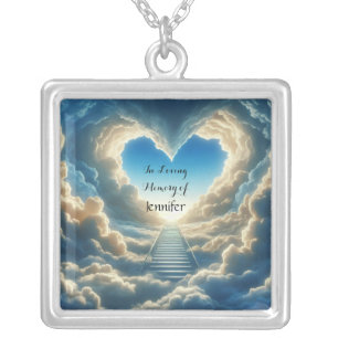 In Loving Memory of Memorial Heart Necklace