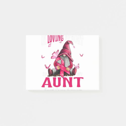 In Loving Memory Of My Aunt Breast Cancer Post_it Notes