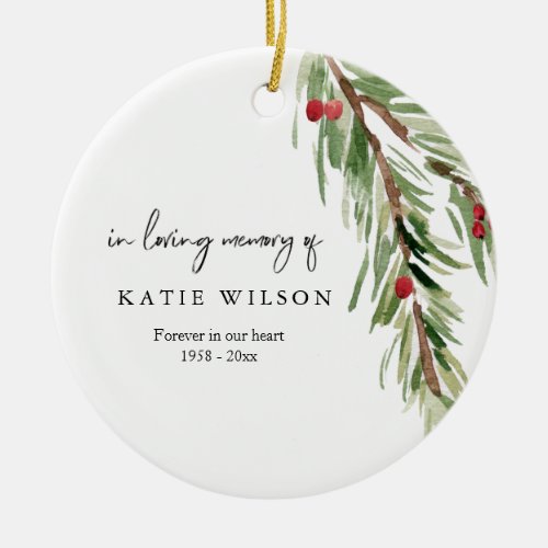 In Loving Memory Ornament Gifts