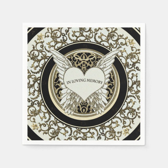 In Loving Memory Paper Napkins (Front)