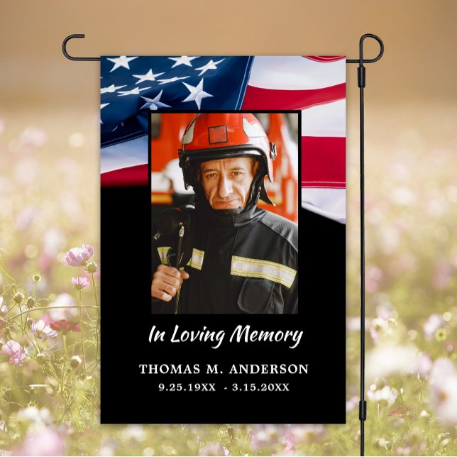 In Loving Memory Patriotic Memorial Cemetery Garden Flag (Creator Uploaded)