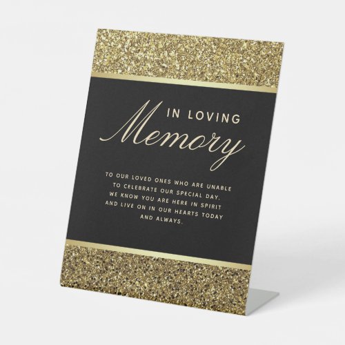 In Loving Memory Pedestal Sign