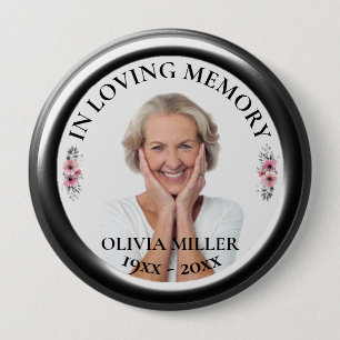 IN LOVING MEMORY. Personalize Photo Button