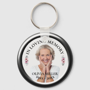 IN LOVING MEMORY. Personalize Photo Keychain