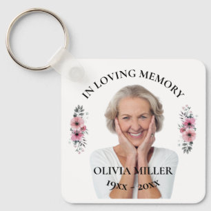In Loving Memory. Personalize Photo Keychain