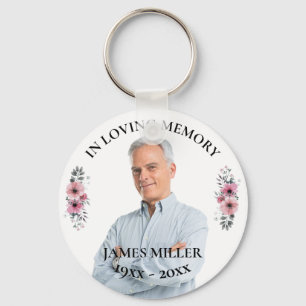 In Loving Memory. Personalize Photo Keychain