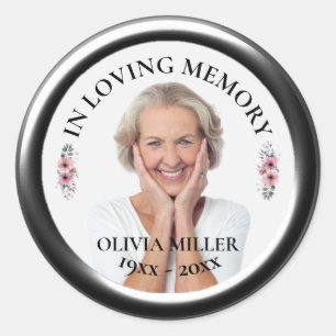 IN LOVING MEMORY. Personalize Photo Sticker