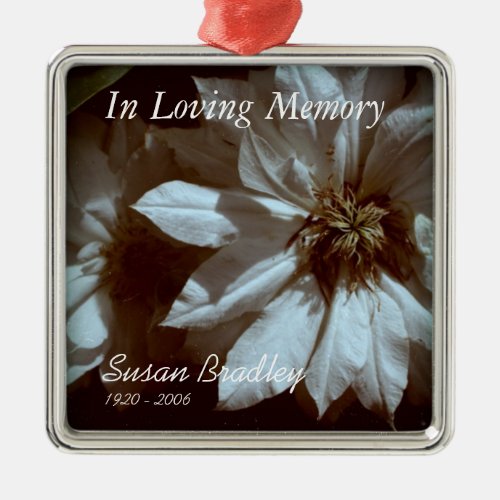 In Loving Memory Personalized Memorial Ornament 2