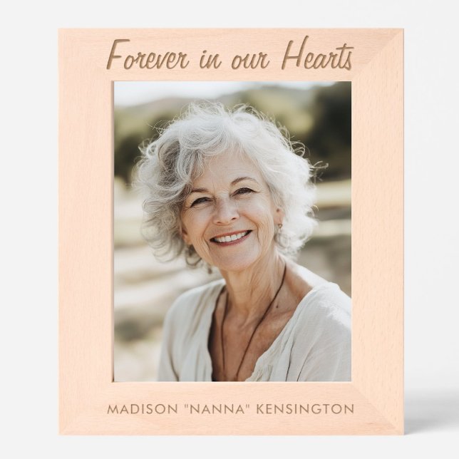 In Loving Memory Personalized Name Custom Text Engraved Frames (Creator Uploaded)