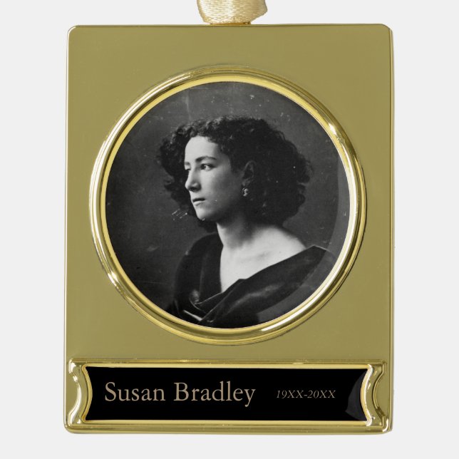 In Loving Memory Personalized Ornament 1 (Front)