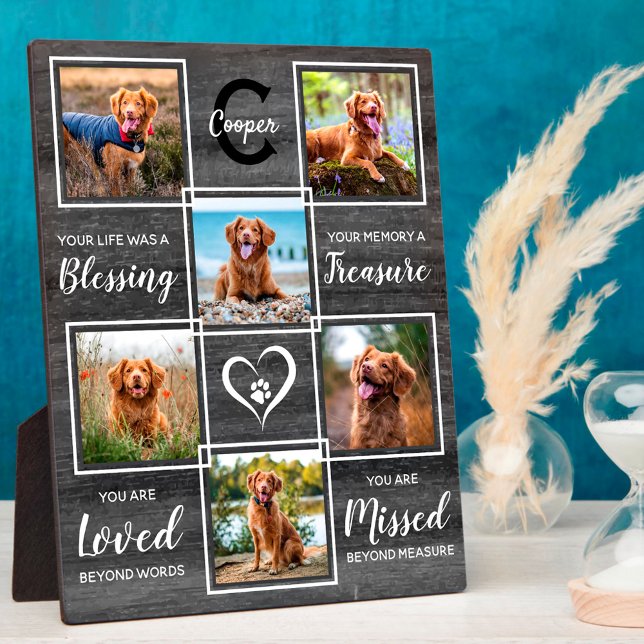 In Loving Memory Personalized Pet Photo Memorial Plaque (Creator Uploaded)