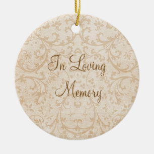 In Loving Memory Personalized Photo Memorial Ceramic Ornament