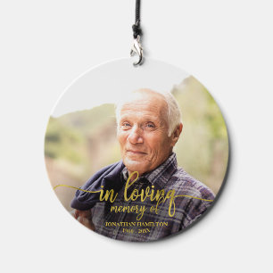 In Loving Memory Personalized Photo Memorial Wind Chime