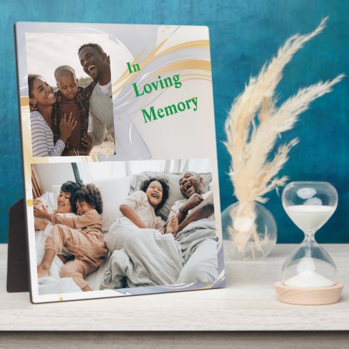 In Loving Memory Personalized Tabletop plaque 