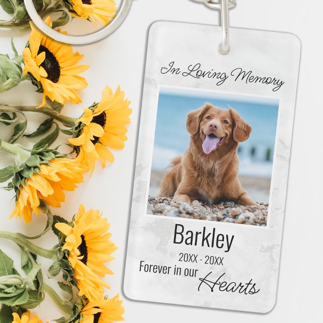 In Loving Memory Pet Loss Dog Pet Memorial Keychain (Creator Uploaded)