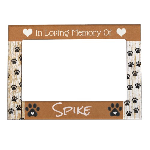 In Loving Memory Pet Magnetic Frame