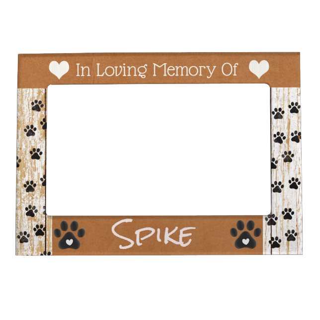 In Loving Memory Pet Magnetic Frame (Front)