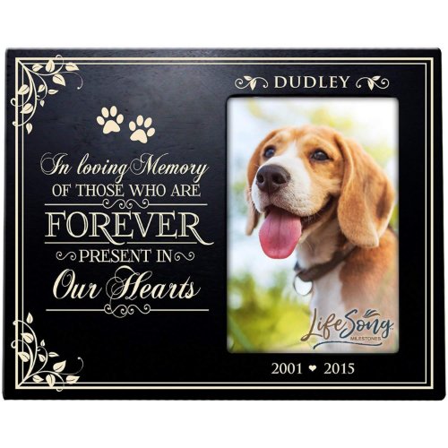 In Loving Memory Pets Black Picture Frame