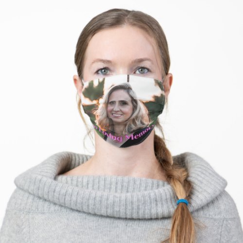 In Loving Memory Photo Adult Cloth Face Mask