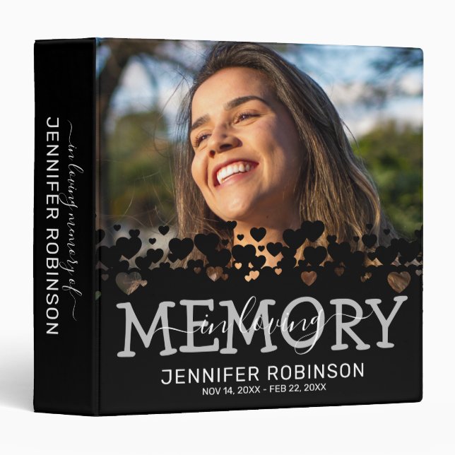 In Loving Memory Photo Album 3 Ring Binder (Front/Spine)