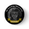 In Loving Memory Photo Black/Gold Button