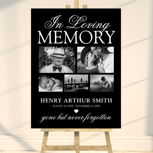 In Loving Memory Photo Collage Foam Board