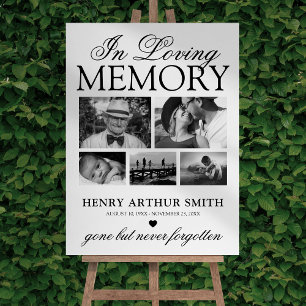 In Loving Memory Photo Collage Foam Board