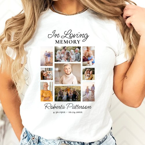 In Loving Memory Photo Collage Funeral Memorial 
