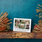In Loving Memory Photo Collage Plaque | Zazzle