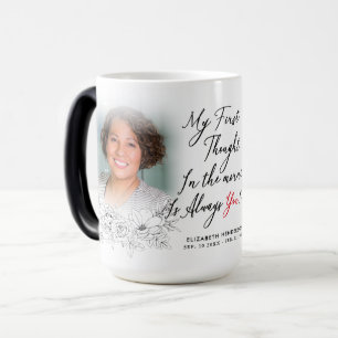 In Loving Memory Photo Color Morph Mug