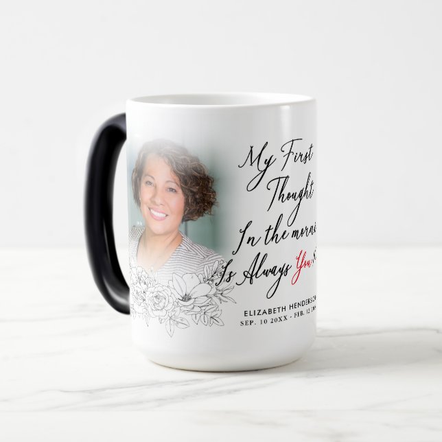 In Loving Memory Photo Color Morph Mug (Front Left)
