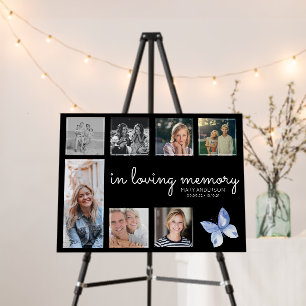 In Loving Memory Photo Family Memorial Funeral Foam Board